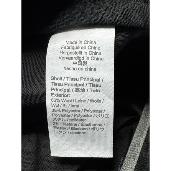 NWT J. Crew Men's Ludlow Slim Tapered Leg Blue Wool Dress Pants - Size 31x27.5 - Picture 10 of 10